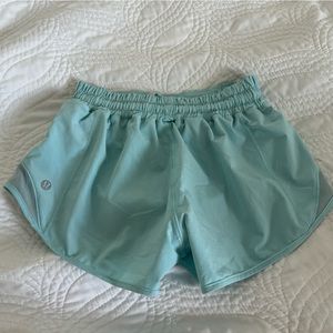 Lululemon shorts, 2.5, icing blue sold out on website
